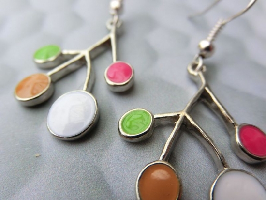 Preview: Blatt Ohrringe Zweig Ast